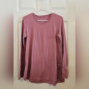 WoolX Women's Hazel Long Sleeve top, size Small, in Mesa Rose